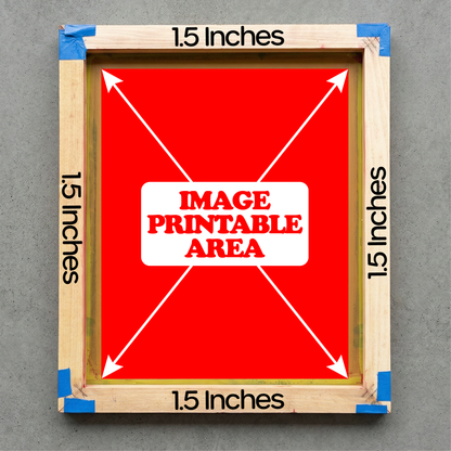 Custom Pre-Burned Silkscreen | Wood Frames for Fine Art & Textile | Hellcat NYC