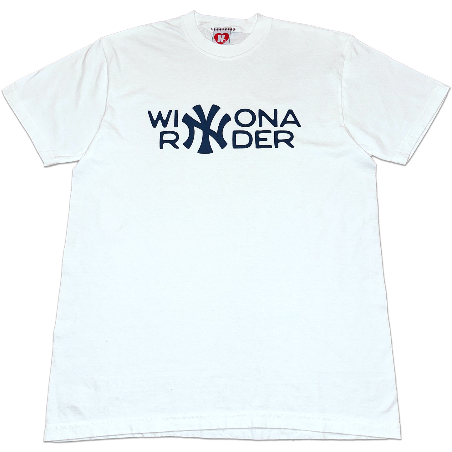 Winona Ryder Yankees Tee - White