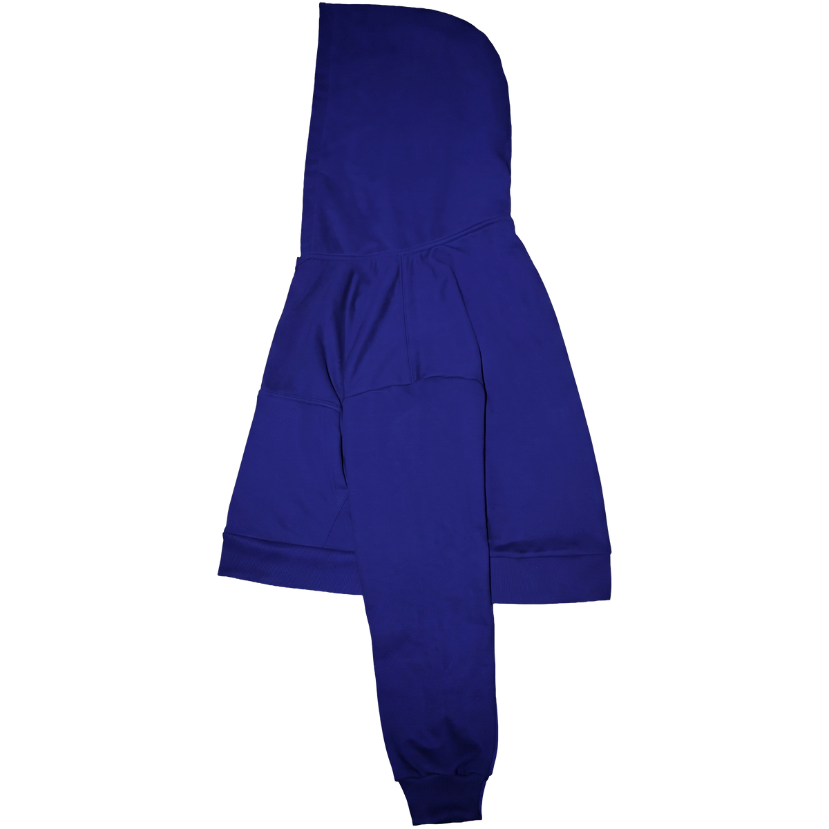 blue zip-up hoodie