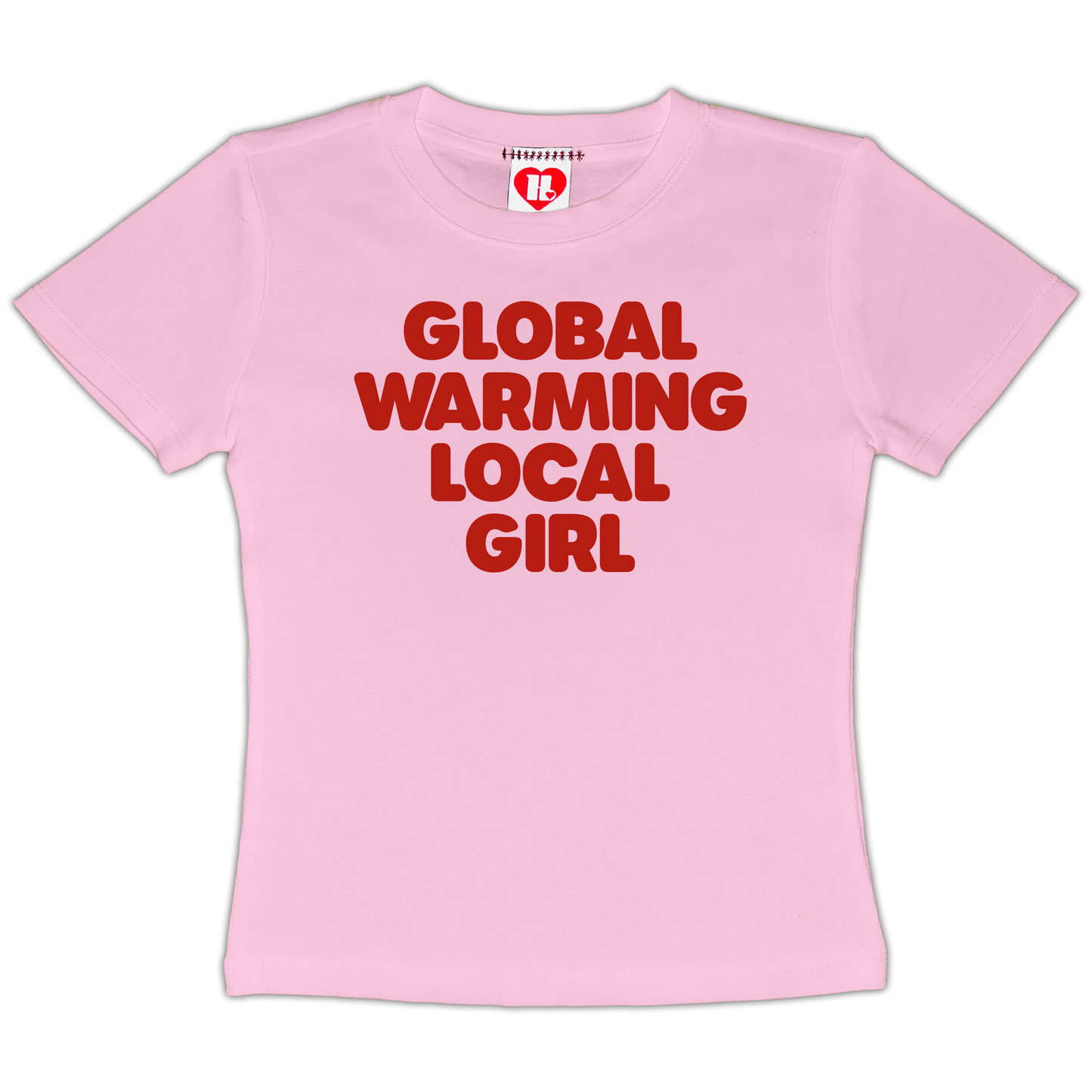 Global Warming Local Girl Baby Tee