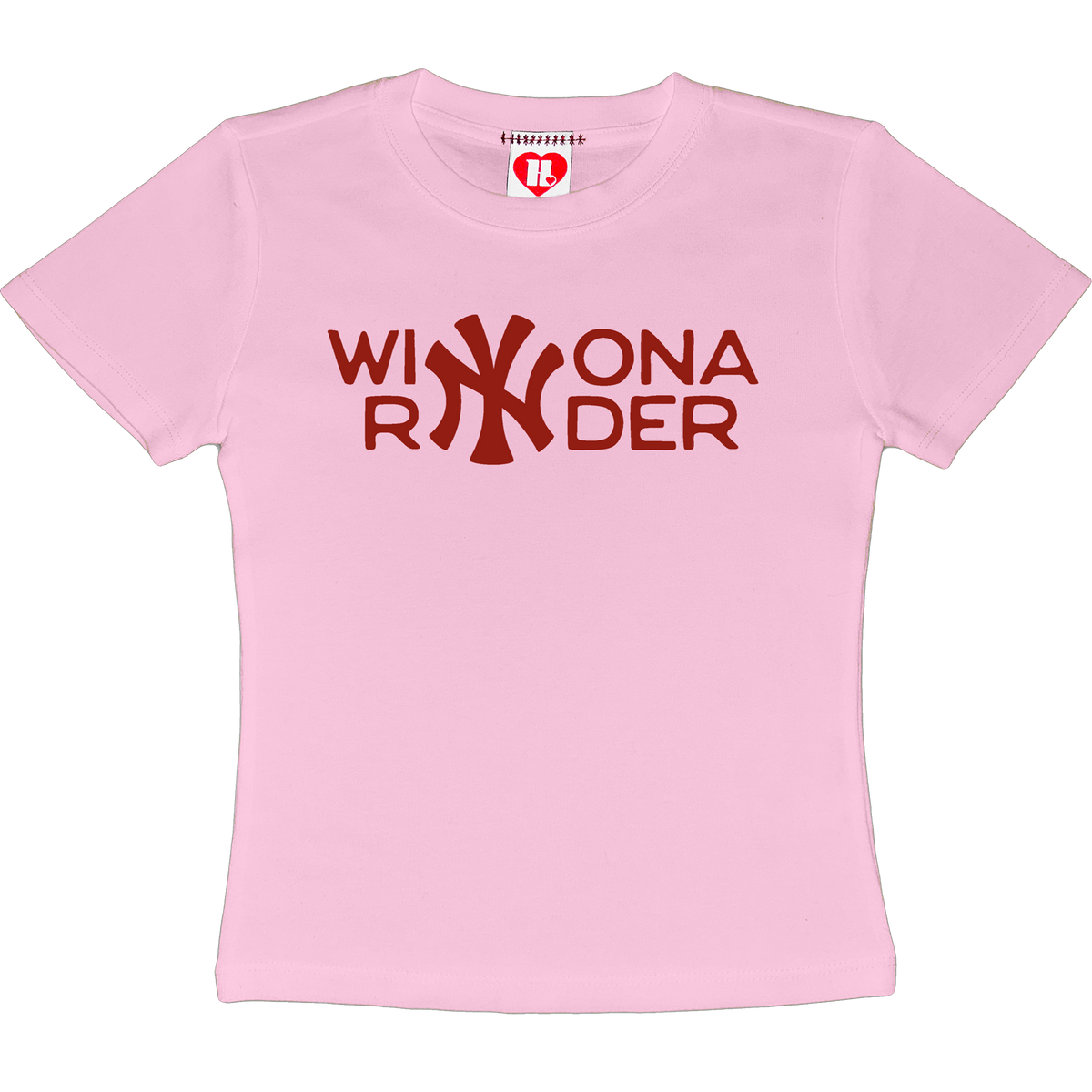Winona Ryder Yankees Baby Tee