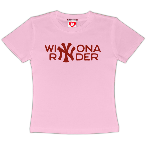 Winona Ryder Yankees Baby Tee